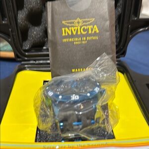 Invicta Sea Spider Blue and Black Watch RARE!